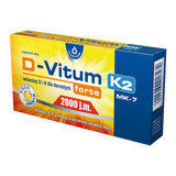 D-Vitum Forte 2000 j.m. K2 MK-7, witaminy D i K dla dorosłych, 30 kapsułek - miniaturka zdjęcia produktu