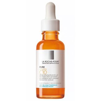 La Roche-Posay Pure Vitamin C10, skoncentrowane serum przeciwzmarszczkowe z witaminą C, skóra wrażliwa, 30 ml - zdjęcie produktu