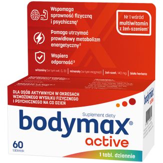 Bodymax Active, 60 tabletek - zdjęcie produktu