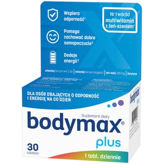 Bodymax Plus, 30 tabletek KRÓTKA DATA - zdjęcie produktu