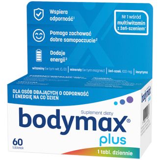 Bodymax Plus, 60 tabletek KRÓTKA DATA - zdjęcie produktu