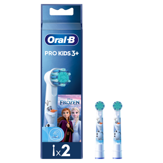 Oral-B Kids Stages Power, końcówki do szczoteczki elektrycznej, Frozen EB10s-2, powyżej 3 lat, ultra miękkie, 2 sztuki - zdjęcie produktu