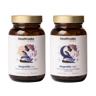 Zestaw Health Labs MagneMe Day, 60 kapsułek + Night, 60 kapsułek - zdjęcie produktu