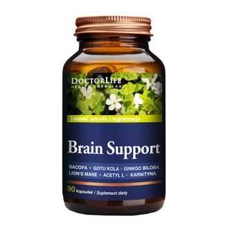 Doctor Life Brain Support, 90 kapsułek - zdjęcie produktu