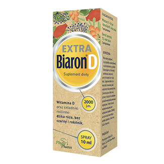 Biaron D Extra, witamina D 2000 j.m., spray, 10 ml - zdjęcie produktu
