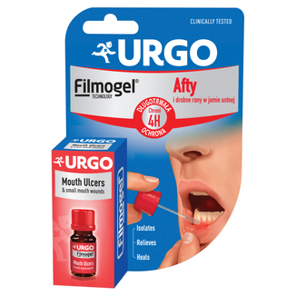 Urgo Filmogel Afty i drobne rany w jamie ustnej, plaster w płynie, 6 ml - zdjęcie produktu