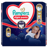 Pampers NightPants 4 (9-15 kg), pieluchomajtki, 25 sztuk - miniaturka zdjęcia produktu