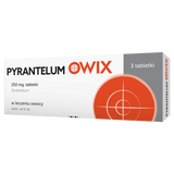 Pyrantelum OWIX 250 mg, 3 tabletki - miniaturka zdjęcia produktu