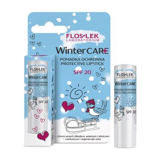 Floslek Winter Care, pomadka ochronna do ust, UV SPF 20, 1 sztuka - zdjęcie produktu