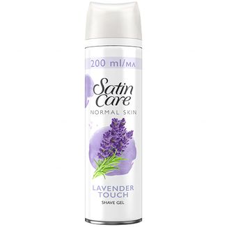 Gillette Satin Care, żel do golenia do skóry normalnej, Lavender Touch, 200 ml - zdjęcie produktu