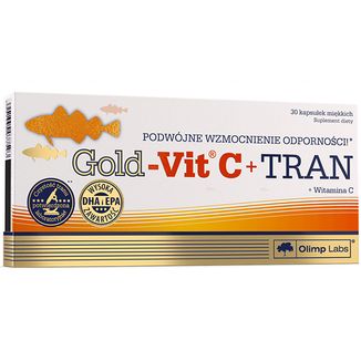 Olimp Gold-Vit C + Tran, 30 kapsułek KRÓTKA DATA - zdjęcie produktu