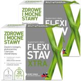 Zestaw Mocne stawy, FlexiStav Xtra, smak porzeczkowo-żurawinowy, 2 x 30 saszetek Zestaw Mocne stawy, FlexiStav Xtra, smak porzeczkowo-żurawinowy, 2 x 30 saszetek - miniaturka zdjęcia produktu