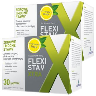 Zestaw FlexiStav Xtra, smak cytrynowy, 2 x 30 saszetek - zdjęcie produktu