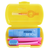 Curaprox, zestaw podróżny, żółty - miniaturka zdjęcia produktu