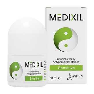 Medixil Sensitive, antyperspirant roll-on, 30 ml - zdjęcie produktu