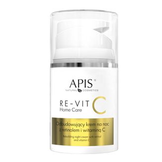 Apis Re-Vit C Home Care, odbudowujący krem z retinolem i witaminą C, na noc, 50 ml - zdjęcie produktu