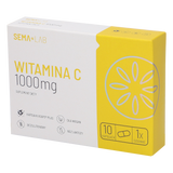 SEMA Lab Witamina C 1000 mg, 10 kapsułek celulozowych - miniaturka zdjęcia produktu