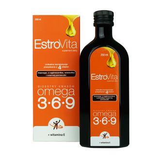 EstroVita Classic, estry kwasów Omega 3-6-9, 250 ml KRÓTKA DATA - zdjęcie produktu