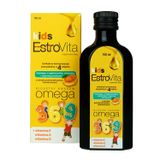 EstroVita Kids, estry kwasów Omega 3-6-9, smak pomarańczowo-bananowy, 150 ml - miniaturka zdjęcia produktu