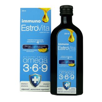 EstroVita Immuno, estry kwasów Omega 3-6-9, 250 ml - zdjęcie produktu