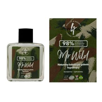 4Organic Mr Wild, naturalny łagodzący balsam po goleniu, korzenno cytrusowy, 100 ml - zdjęcie produktu
