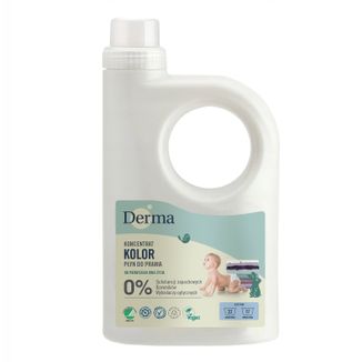 Derma, płyn do prania ubranek dziecięcych, koncentrat, kolor, od pierwszego dnia życia, 945 ml - zdjęcie produktu