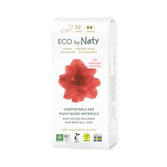 Eco By Naty, wkładki higieniczne, Normal, 32 sztuki - zdjęcie produktu