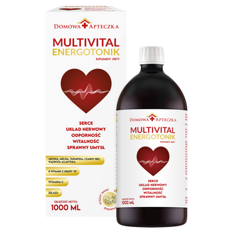 Multivital Energotonik, 1000 ml USZKODZONE OPAKOWANIE Multivital Energotonik, 1000 ml USZKODZONE OPAKOWANIE - zdjęcie produktu