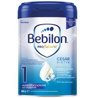 Bebilon Profutura CesarBiotik 1, mleko początkowe, od urodzenia, 800 g - zdjęcie produktu