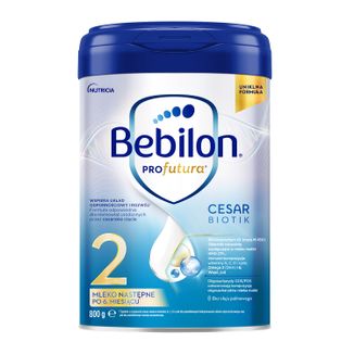 Bebilon Profutura CesarBiotik 2, mleko następne, po 6 miesiącu, 800 g USZKODZONE OPAKOWANIE - zdjęcie produktu