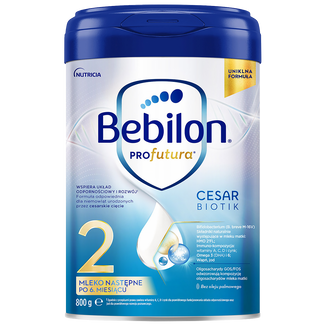 Bebilon Profutura CesarBiotik 2, mleko następne, po 6 miesiącu, 800 g USZKODZONE OPAKOWANIE - zdjęcie produktu