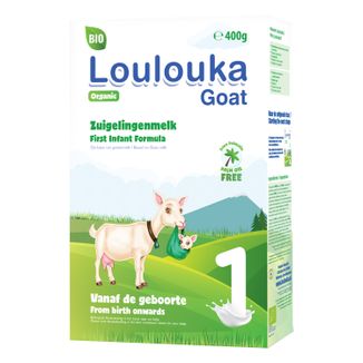 Loulouka Goat Bio 1, organiczne mleko początkowe na mleku kozim, 400 g - zdjęcie produktu