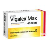 Vigalex Max 4000 IU, 90 tabletek USZKODZONE OPAKOWANIE - miniaturka zdjęcia produktu
