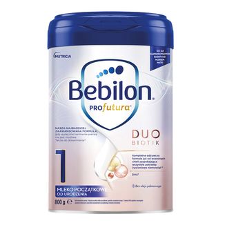 Bebilon Profutura Duo Biotik 1, mleko początkowe, od urodzenia, 800 g - zdjęcie produktu