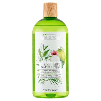 Bielenda Eco Nature, woda micelarna detoksykująco-matująca, cera mieszana i tłusta, 500 ml - zdjęcie produktu