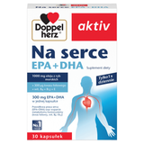 Doppelherz Aktiv Na serce EPA + DHA, 30 kapsułek - miniaturka zdjęcia produktu