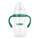 Neno Bottle, butelka antykolkowa do karmienia i nauki picia, ze smoczkiem i rurką z odważnikiem, 3-6 miesięcy, 240 ml USZKODZONE OPAKOWANIE - miniaturka zdjęcia produktu