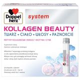 Doppelherz System Kollagen Beauty, smak liczi i melona, 25 ml x 30 ampułek - miniaturka zdjęcia produktu