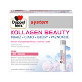 Doppelherz System Kollagen Beauty, smak liczi i melona, 25 ml x 30 ampułek - miniaturka zdjęcia produktu