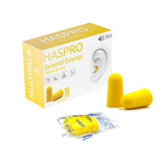 Haspro Multi, stopery do uszu, żółte, 20 sztuk - zdjęcie produktu
