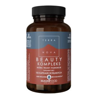 TerraNova Beauty Kompleks Skóra-Włosy-Paznokcie, 100 kapsułek roślinnych - zdjęcie produktu