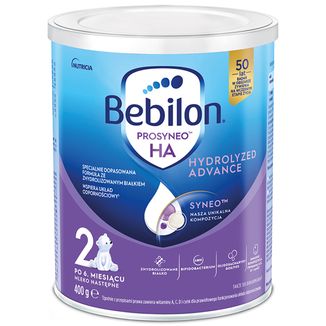 Bebilon Prosyneo HA Hydrolyzed Advance 2, mleko następne, po 6 miesiącu, 400 g Bebilon Prosyneo HA Hydrolyzed Advance 2, mleko następne, po 6 miesiącu, 400 g - zdjęcie produktu