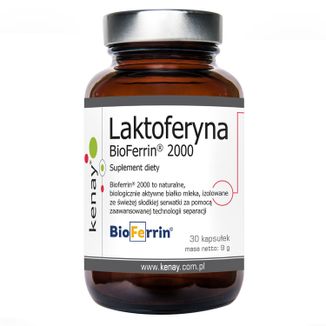 Kenay Laktoferyna BioFerrin 2000, 30 kapsułek - zdjęcie produktu