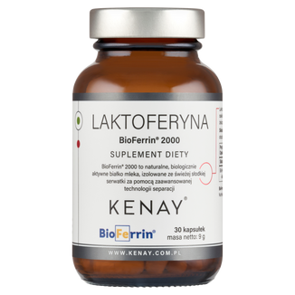 Kenay Laktoferyna BioFerrin 2000, 30 kapsułek - zdjęcie produktu