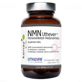 Kenay NMN Uthever Mononukleotyd Nikotynamidu, 30 kapsułek vege  - zdjęcie produktu