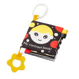 BabyOno, książeczka sensoryczna, kontrastowa, My Contrast Book, od urodzenia, 1 sztuka - miniaturka zdjęcia produktu