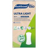 Vuokkoset, wkładki higieniczne z organicznej bawełny, 100% Bio, Ultra light, 24 sztuki - miniaturka zdjęcia produktu