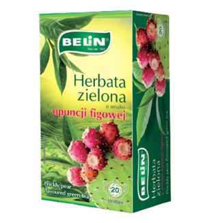 Belin Herbata zielona o smaku opuncji figowej, 1,75 g x 20 saszetek - zdjęcie produktu