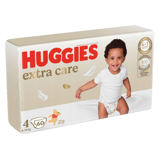 Huggies Extra Care, pieluchy, Disney, rozmiar 4, 8-16 kg, Mega, 60 sztuk - zdjęcie produktu