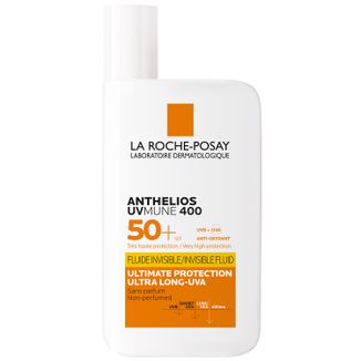 La Roche-Posay Anthelios UVMune 400, niewidoczny fluid ochronny, SPF 50+, 50 ml - zdjęcie produktu
